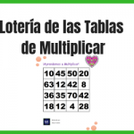lotería de tablas de multiplicar para imprmir