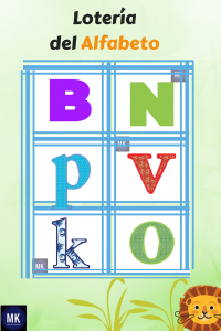 loteria de abecedario para niños pdf
